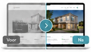 Website opfrissen: voor en na